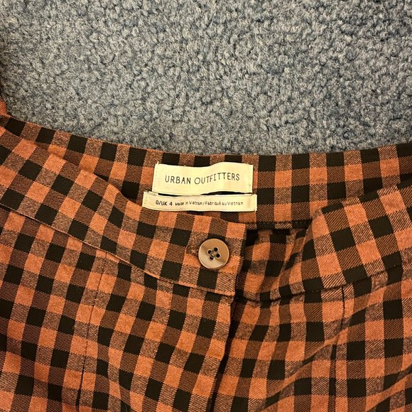 Urban Outfitters Women’s Highrise Tessa Plaid Notched Pant - Picture 7 of 8